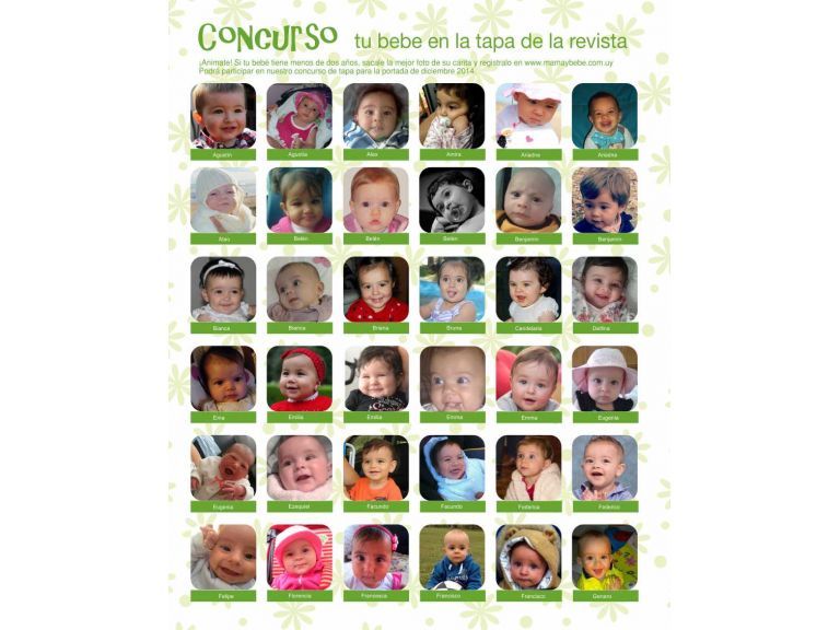 Concurso. Tu bebe en la tapa de la revista